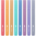 Mr. Pen- Aesthetic Highlighters, 8 Pcs, Chisel Tip, Muted Pastel Color, No Bleed