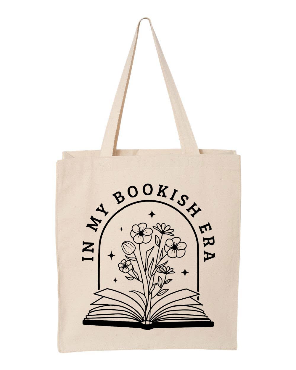 In My Bookish Era Canvas Tote Bag